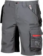 [U Power] Start: Summer Bermuda Shorts with Large Front Pockets, Multifunctional Side Pockets and Removable Pocket, Abrasion Resistant Cordura Inserts