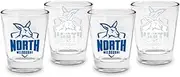 AFL Shot Glass Set of 4 - North Melbourne Kangaroos - 50ml