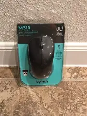 Brand New In Box Logitech - M310 Wireless Optical Mouse - Black Sealed