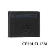 在飛比找遠傳friDay購物優惠-【Cerruti 1881】義大利頂級小牛皮12卡皮夾(黑色