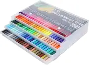 120 Colors Double Headed Watercolor Pen Set,Water Color Pen,Dual Tip Brush Marker Pens,Marker Bright and Vivid Color for Painting
