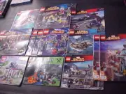 LEGO MARVEL SUPER HERO , MINE CRAFT AND FRIENDS INSTRUCTION BOOKS NEW