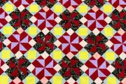Patchwork Pinwheel QUILT TOP - Very nice look and feel to this quilt top