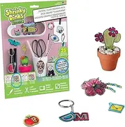 Shrinky Dinks Creative Pack, 25 Sheets Crystal Clear, Kids Art and Craft Activity Set, by Just Play