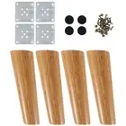 Rubber Wood Table Legs Work Couch Feet Furniture Cabinet Replacement