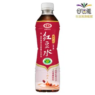 愛之味 愛健萬丹紅紅豆水 530ml/瓶【24瓶/箱】<免運>【合迷雅旗艦館】