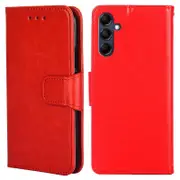 ic Clasp Case for Samsung Galaxy M14 5G Textured Cell Phone PU Leather Wallet Stand Cover