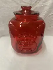 -Retro Looking - Red - Peanuts Salted 4cent Jar T-50