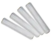 Stretch Wrap Shrink Wrap 500mm x 240M 23Micron Durable Clear Cling Plastic Pallet Self-Adhering Packing Film 4 Rolls