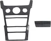 Car Accessories Compatible for Cadillac -CTS 2008 2009 2010 2011 2012 2013 Center Console Panel Trim Carbon Fiber Style Protector Sticker