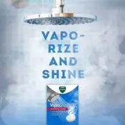 Vicks Vaposhower Soothing Vapors Infuses with Shower Steam Dissolves 5 Tablets