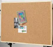Quartet QTNNCE0906 Pine Frame Cork Board 900X600Mm