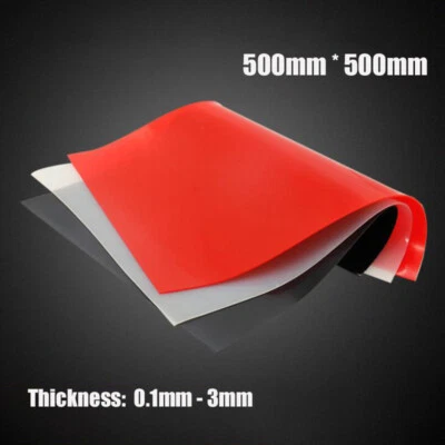 Silicone Rubber Sheet Panel Pad Various Colour & Thicknesses 0.1mm-3mm Sealing