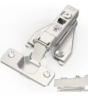 Lot of 50 Soft Close Face Frame Full Overlay Hinge Clip On Cabinet Door Hinges