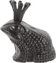 HAKIDZEL Adorable Frog Figurine Delicate Frog Statue Garden Statue Decoration Creative Ornament Frog Crafts Decoration Frog Sculpture Desktop Frog Statue Lovely Frog Statue Nordic Iron