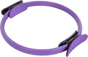 Yoga Ring, Workout Fitness Double Handled Exercise Circle, Fitness Ring Magic Circle with Glass Fiber Material for Women Pilates Equipment Thigh Master