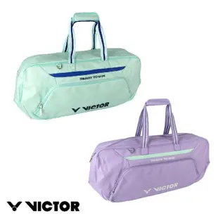 【VICTOR 勝利體育】矩形包 羽球拍包(BR5618 J/G 淺牡丹紫/閃光綠)