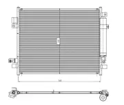 RTG Air Conditioning Condenser Fits Nissan Note 2013- 1.2 1.5 dCi 921003VD1A