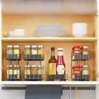 Spice Storage Rack Kitchen Counter Shelf for Household Living Room Cabinet