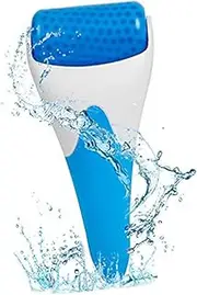 PACKOVE Handheld Aging Spa Roller for Face Puffiness Relief Blue Skin Care Massager for Migraine Redness and Facial Treatment Lightweight and Easy to Use