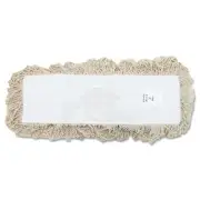 Boardwalk 1318 Industrial Dust Mop Head, Hygrade Cotton, 18w X 5d, White