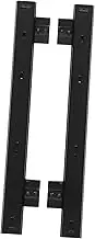 ETHZZLE 1Pair Durable Keyboard Tray Slide Out Rail for Office Desks Heavy Duty Cold Rolled Space Saving Design Easy Installation Multi Functional Use Home Office