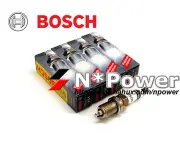 BOSCH DOUBLE PLATINUM SPARK PLUG SET 4 FOR BMW MINI F55 F54 (for: Mini)