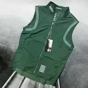 NEW Size L Rapha Men’s Pro Team Lightweight Gilet Large Dark Green Pale Green