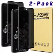 2Pcs Privacy Tempered Glass Screen Protector For Samsung Galaxy S20/ S20 Plus 5G
