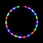 Light Up LED Hula Hoop Designed and Hand Crafted in Michigan with Beautiful A...