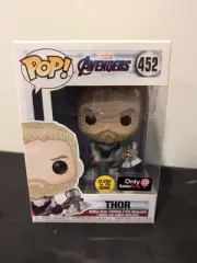 Funko Pop! Marvel Avengers Endgame 452 Thor Glows in Dark GameStop New