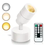 LED Spot Lights Indoor, 3W Uplighting With Remote Control Dimmable & Timer, 3...