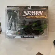Nitro Riders Green Vapor Action Figure McFarlane Toys Spawn Series 16 New 1999