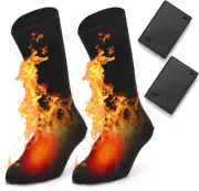 Electric Heated Socks Battery Powered Cold Weather Heat Socks for Men and Wom...