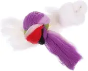Tofficu 1Set Rabbit Needle Felting Kit Complete DIY Materials for Beginners Includes Needles Wool and Instructions for Crafting Cute Wool Rabbits