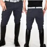 ROMFH Mens Argento SILICONE Knee Grip BREECHES DARK NAVY 30 R REGULAR