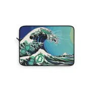 Crypto Wave Laptop Sleeve