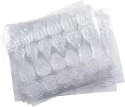 10 Sheets (240pcs) Double-side Nail Glue Sticker, Kalolary False Nail Glue Jelly Gel Tape Adhesive Tabs Nail Glue Transparent Flexible Adhesive Nails Tips for Manicure