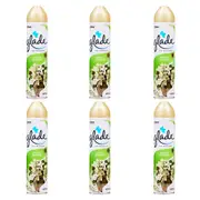 6x Glade Air Freshener Jasmine Home/Room Fragrance Spray Odour Remover 225ml