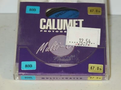 67mm - Calumet 80B Multi-coated Blue Filter (by Hoya) #67g-n1