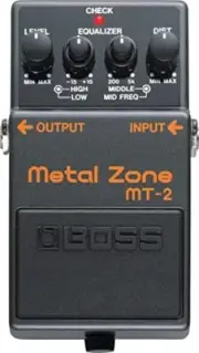 Boss MT-2 Metal Zone Guitar Effect Pedal Distortion Metal Thrash Brand New