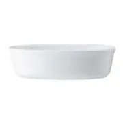 Mikasa Chalk Porcelain Oval Pie Dish 18cm White - Robins Kitchen