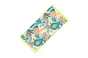 Rectangular Quick Dry Beach Towel with Tassel - Yellow