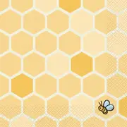 Winnie The Pooh Honeycomb Large Napkins / Serviettes (Pack of 16)
