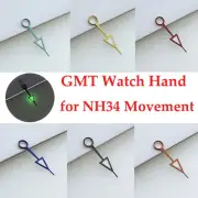 Stainless Steel Green Luminous GMT Watch Hand for NH34 Movement Watch Accessory