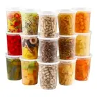 Microwave-safe Food Containers Deli Storage Airtight Plastic with Lids Bpa-free