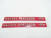 Massey Ferguson 35 Bonnet Hood Sticker Set