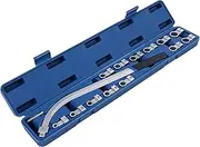 Belt Tensioner Pulley Tool Kit, Engine Timing Belt Tensioning Nut Remover with Portable Plastic Carrying Case for Most Vehicle Types