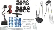 Electric Power Window Lifter Switch Conversion Kit Universal Fit for 2 Door Pickup Truck Van SUV