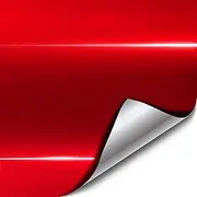 VViViD+ Gloss Liquid Metal Red Vinyl Car Wrap Film (1ft x 5ft)